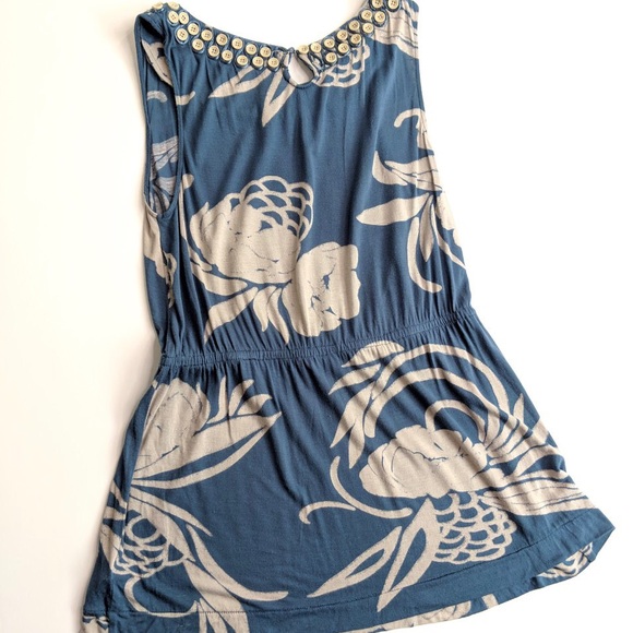 Anthropologie Ric Rac Button Embellished Top - Picture 4 of 8